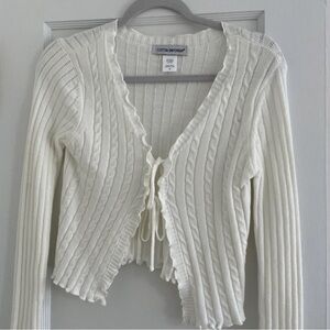 Coquette white sweater, never worn